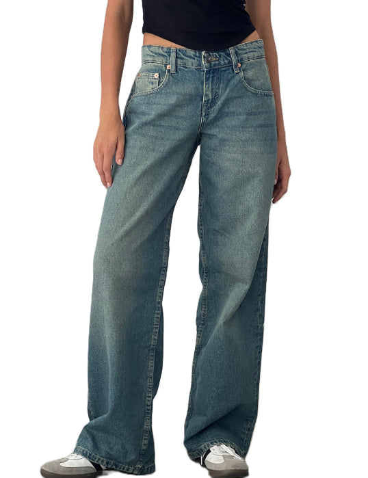 Baggy Mom Jeans for Women | Low Waist 2