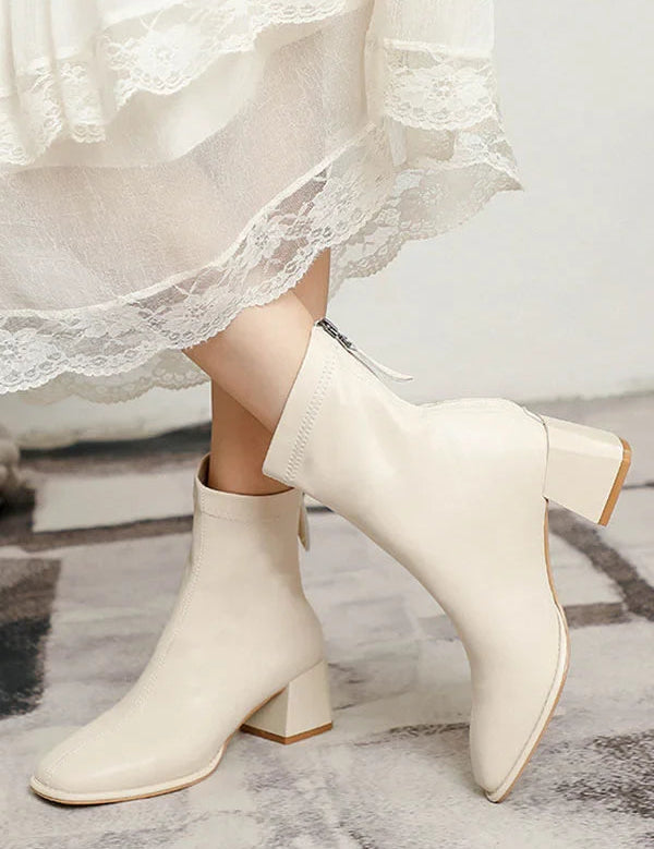 Classic women's shoes | With zipper 7