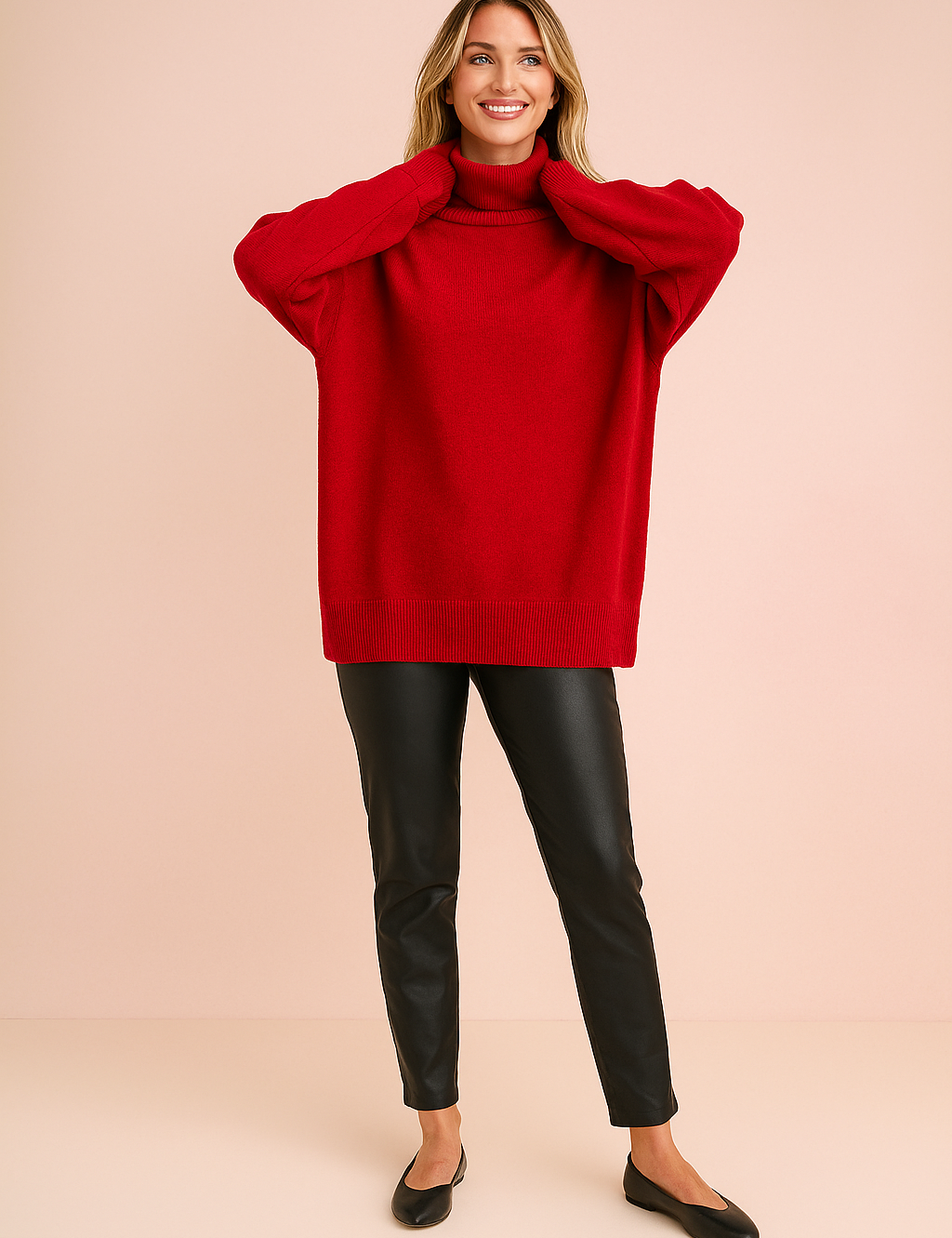Eliza | Classic turtleneck sweater in a loose fit 0