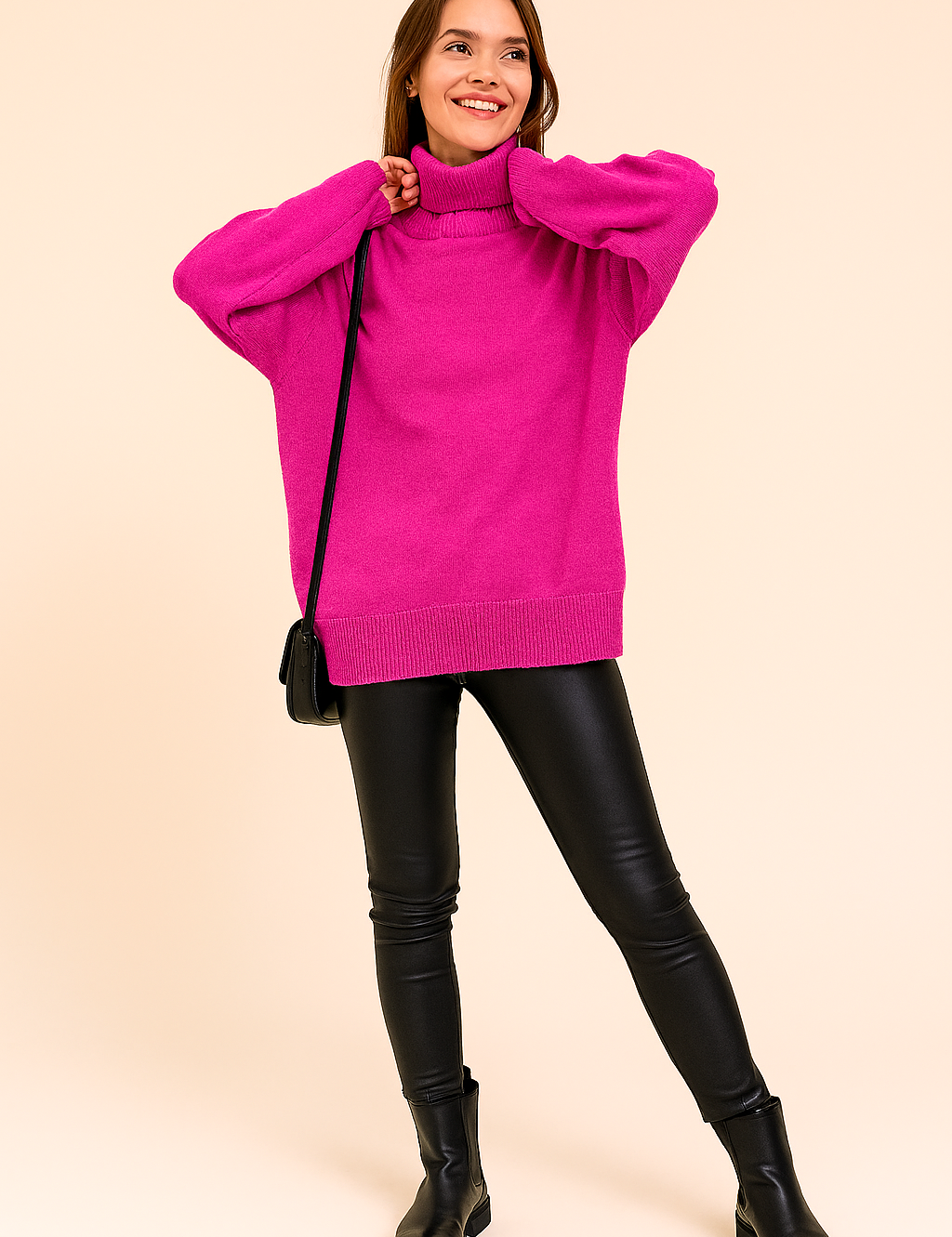 Eliza | Classic turtleneck sweater in a loose fit 1