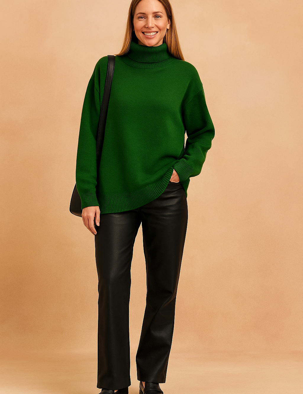 Eliza | Classic turtleneck sweater in a loose fit 11