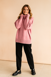 Eliza | Classic turtleneck sweater in a loose fit 13