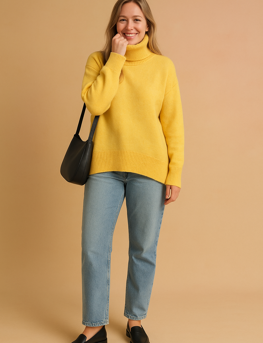 Eliza | Classic turtleneck sweater in a loose fit 5