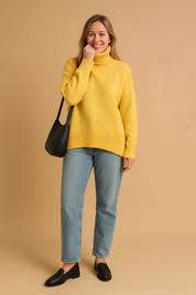 Eliza | Classic turtleneck sweater in a loose fit 5