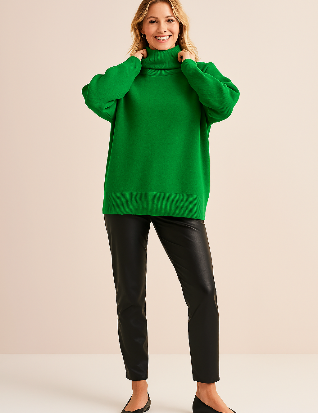 Eliza | Classic turtleneck sweater in a loose fit 7
