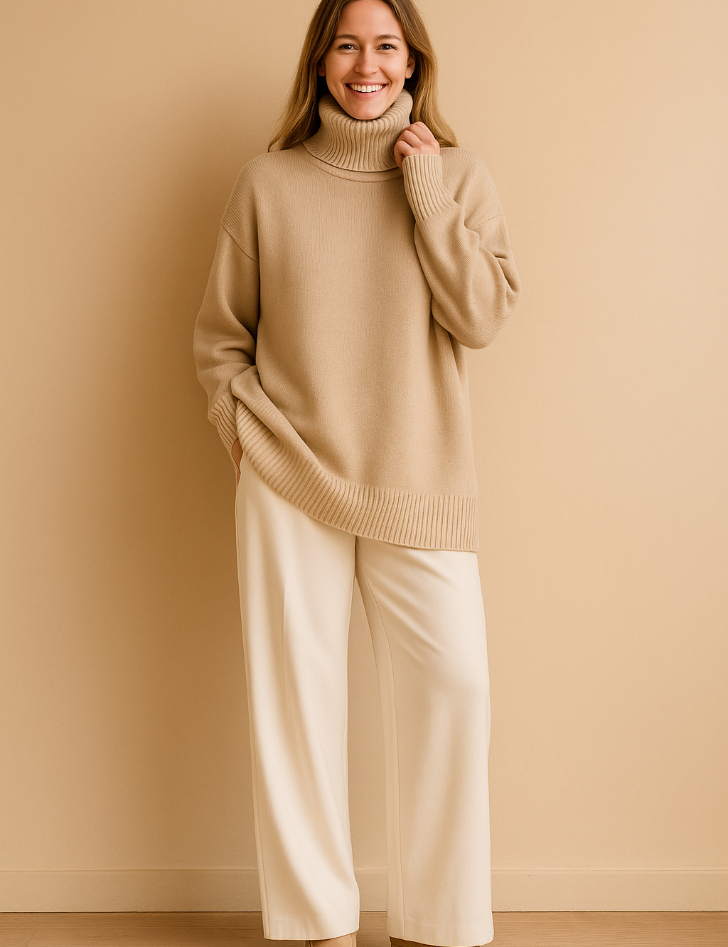Eliza | Classic turtleneck sweater in a loose fit 8