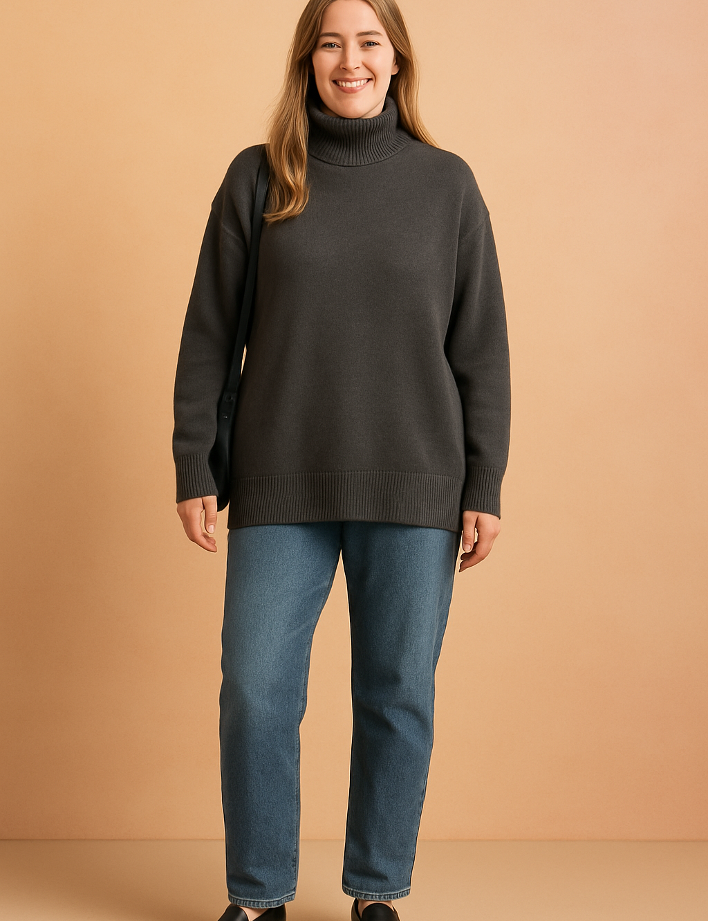 Eliza | Classic turtleneck sweater in a loose fit 9