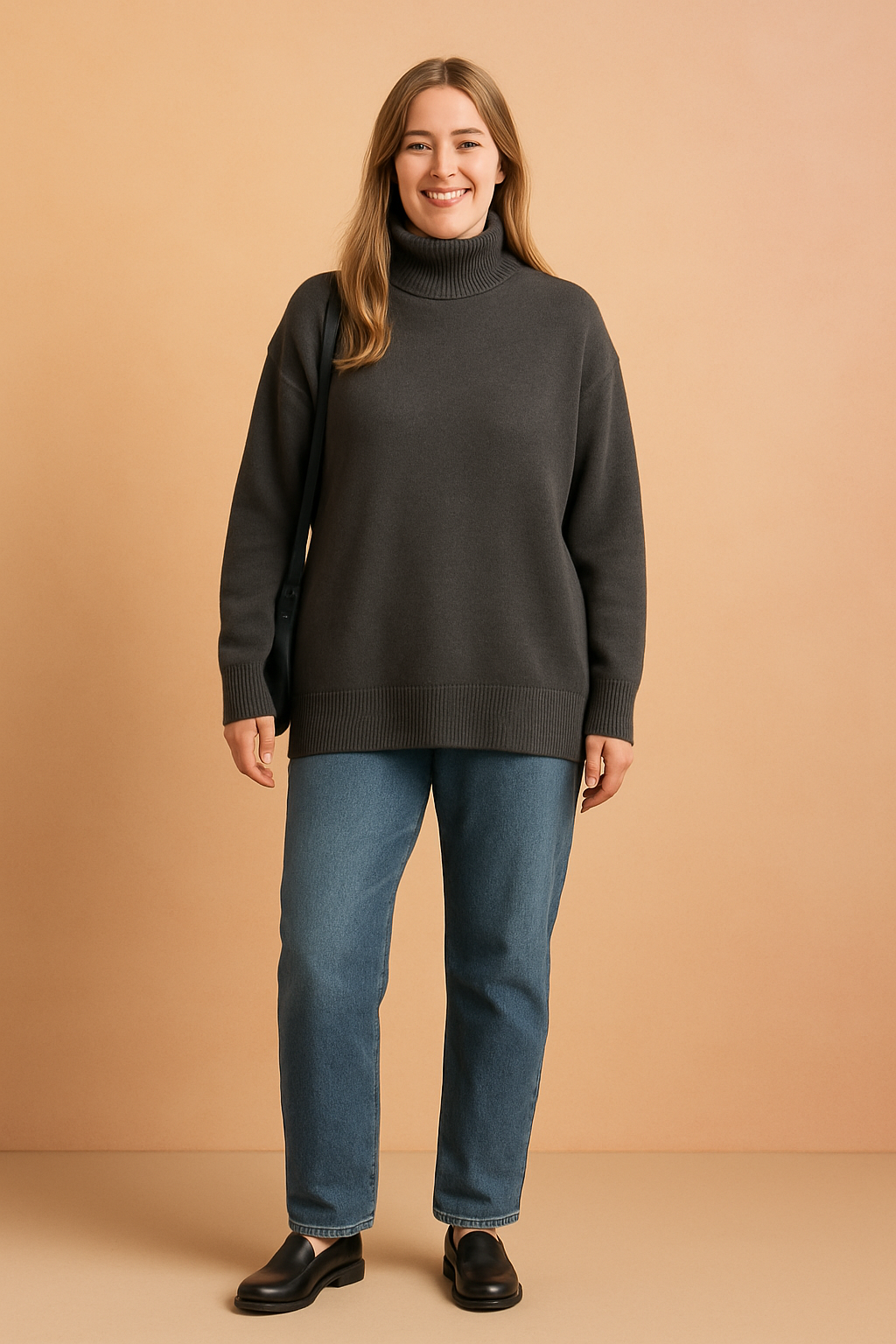 Eliza | Classic turtleneck sweater in a loose fit 9