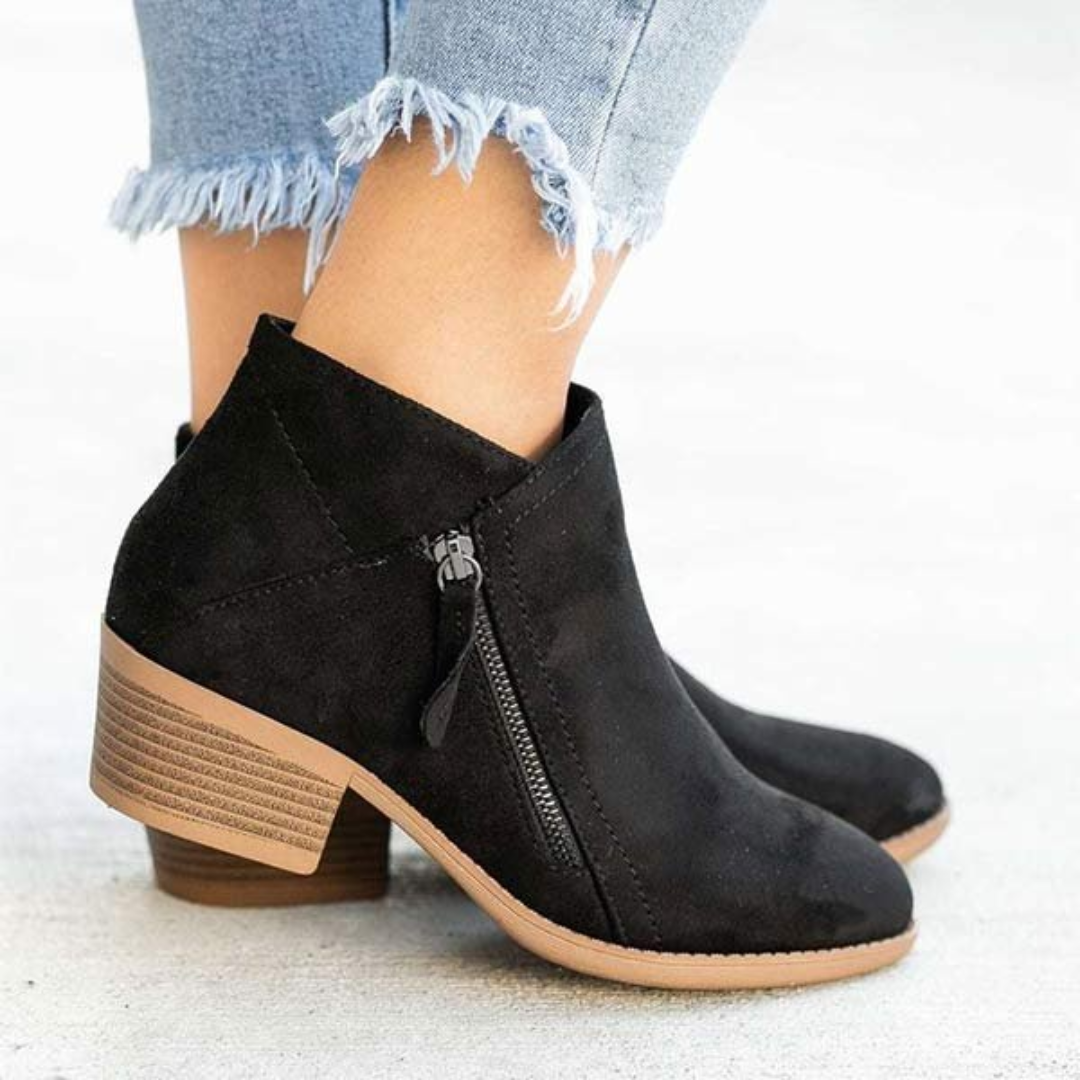 Fallonie | Women's Casual Ankle Boots | Low Heels 2