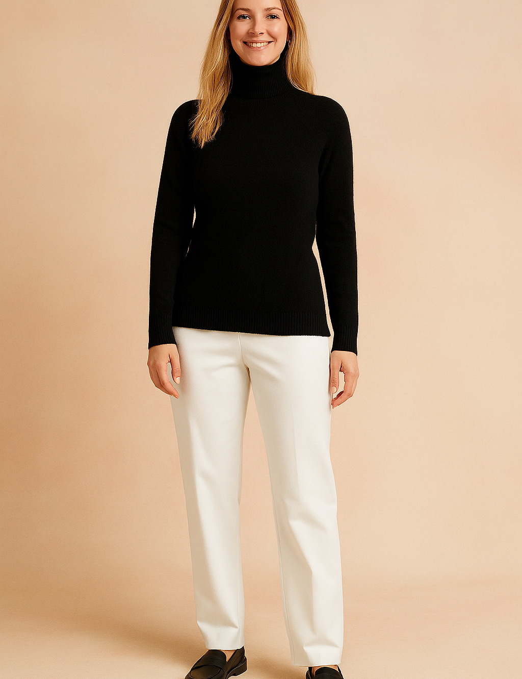 Karolina | Smooth turtleneck sweater in a classic cut 1