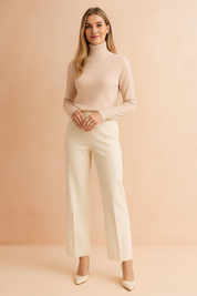 Karolina | Smooth turtleneck sweater in a classic cut 4