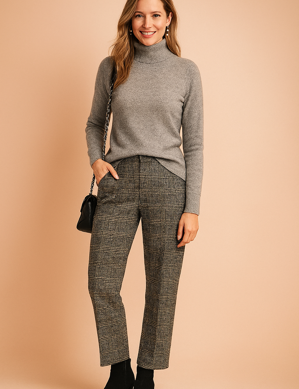Karolina | Smooth turtleneck sweater in a classic cut 5