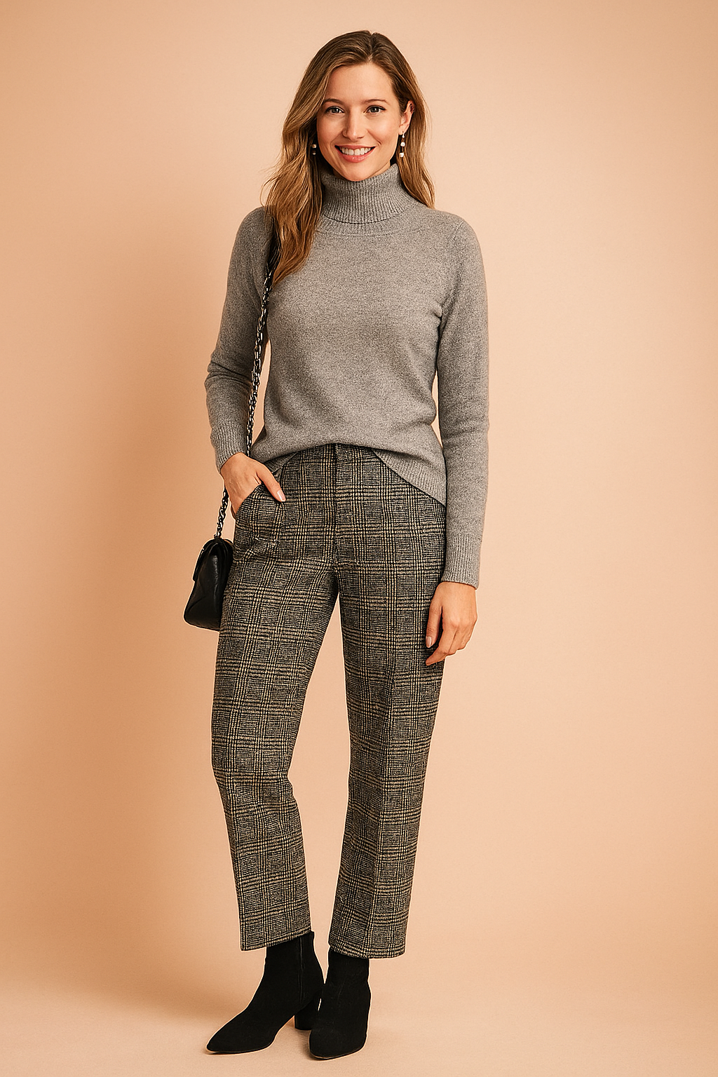 Karolina | Smooth turtleneck sweater in a classic cut 5
