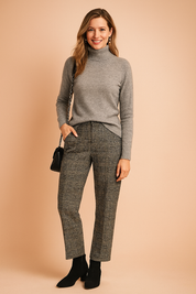 Karolina | Smooth turtleneck sweater in a classic cut 5