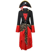Pirate Captain with Hat and Sword Halloween Costume Dress | Midi 0