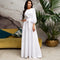 Stylish long-sleeved wedding guest dress for women | Maxi 0
