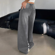 Wide Leg Baggy Jeans for Women | Casual 5