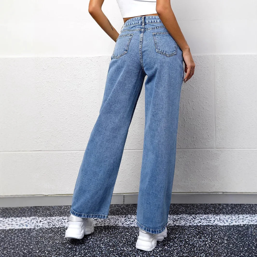 Women's High Waist Mom Jeans | Casual 2