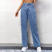 Women's High Waist Mom Jeans | Casual 3