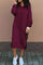 Women's Long Hoodie Dress | Long Sleeve 4