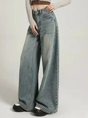 Women's Stylish Baggy Jeans | High Waist 0