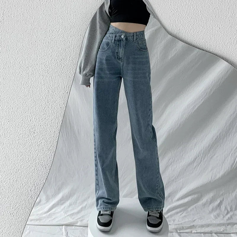 Women's Stylish Mom Jeans | High Waist 1