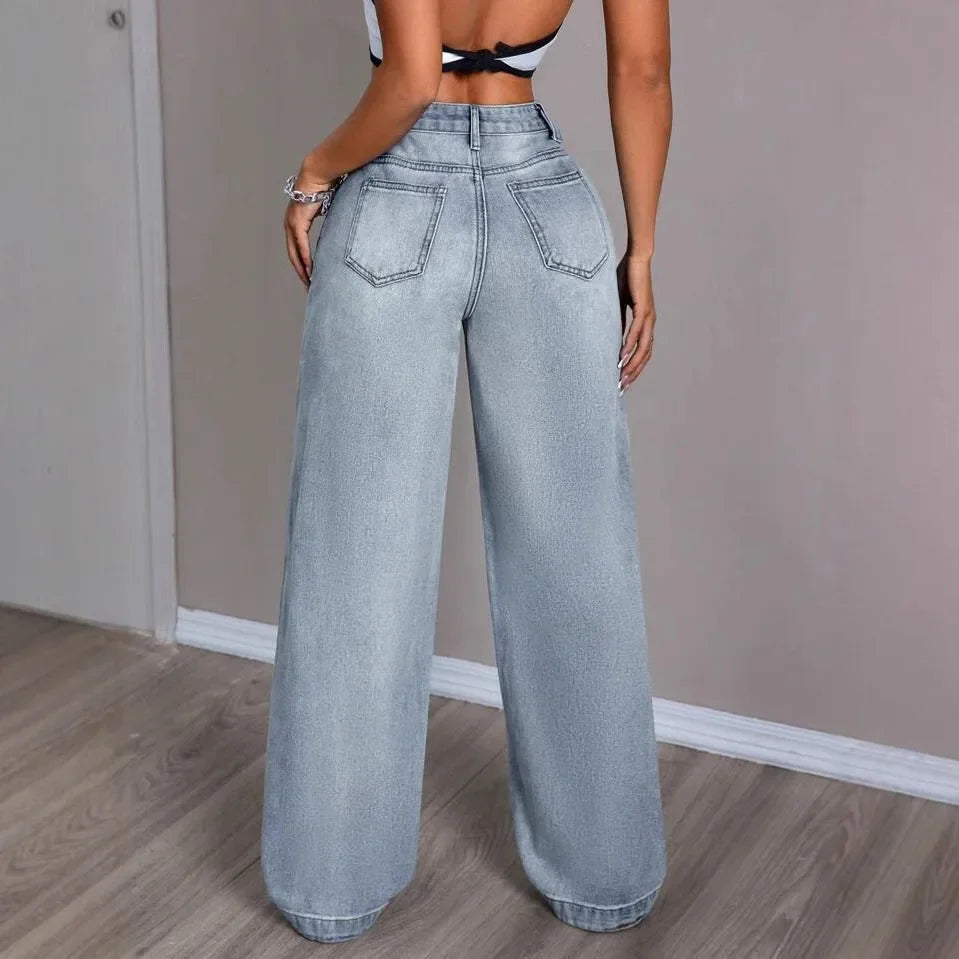 Women's Vintage Mom Jeans | Wide Leg 2