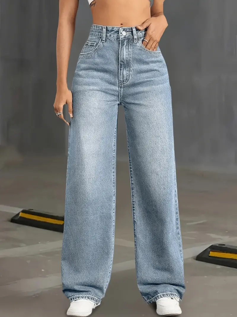 Women's Vintage Mom Jeans | Wide Leg 4