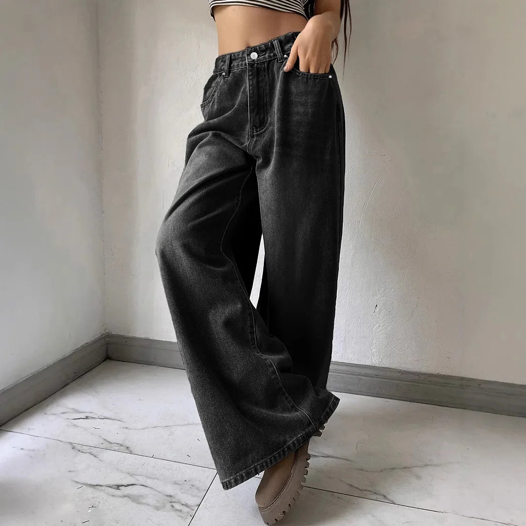 Women's fashionable baggy jeans | wide leg 2