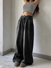 Women's fashionable baggy jeans | wide leg 3