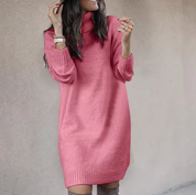 Women's turtleneck sweater dress | Long sleeve 0