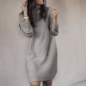 Women's turtleneck sweater dress | Long sleeve 4